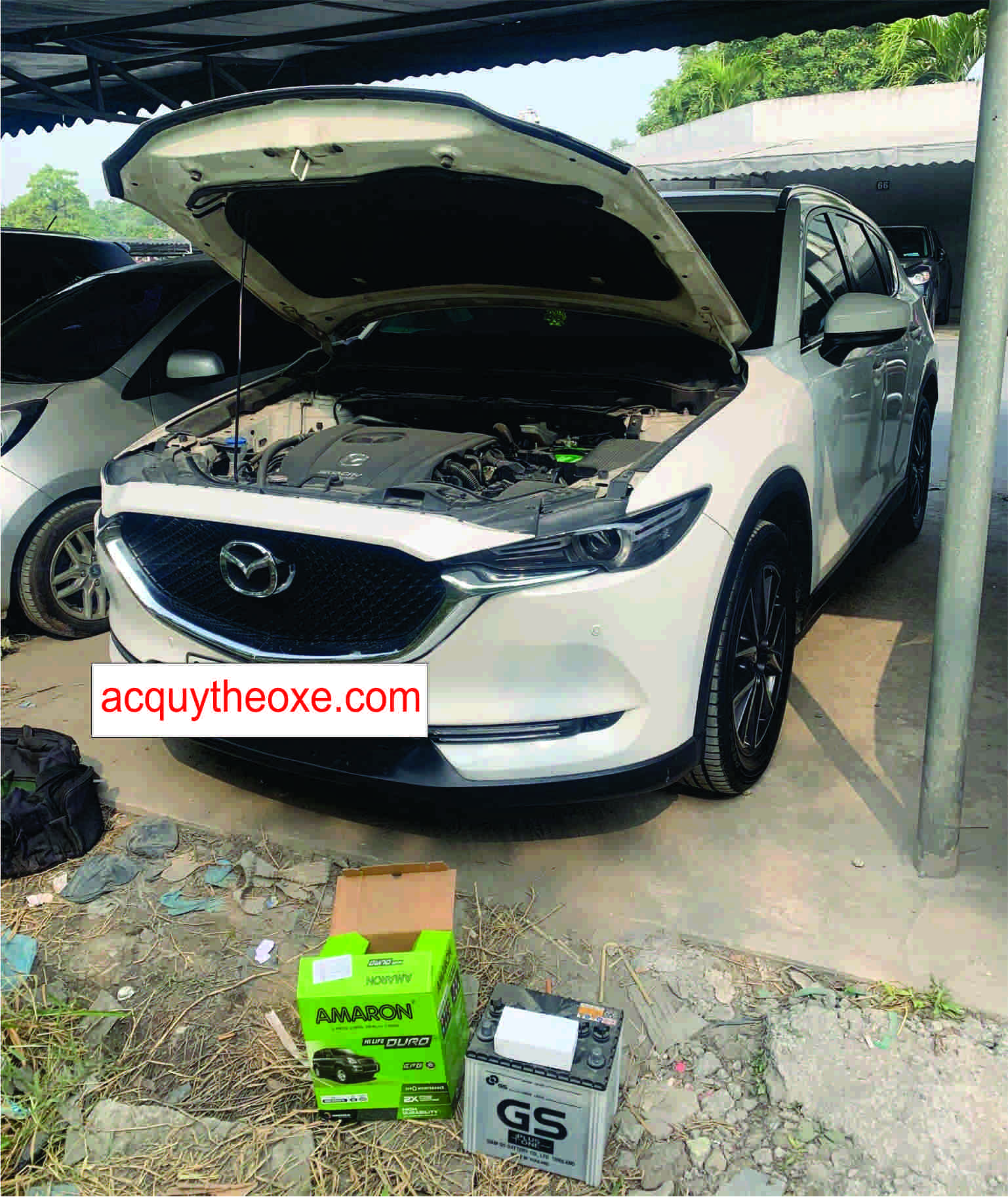 Ắc quy Amaron q85 thay cho CX5