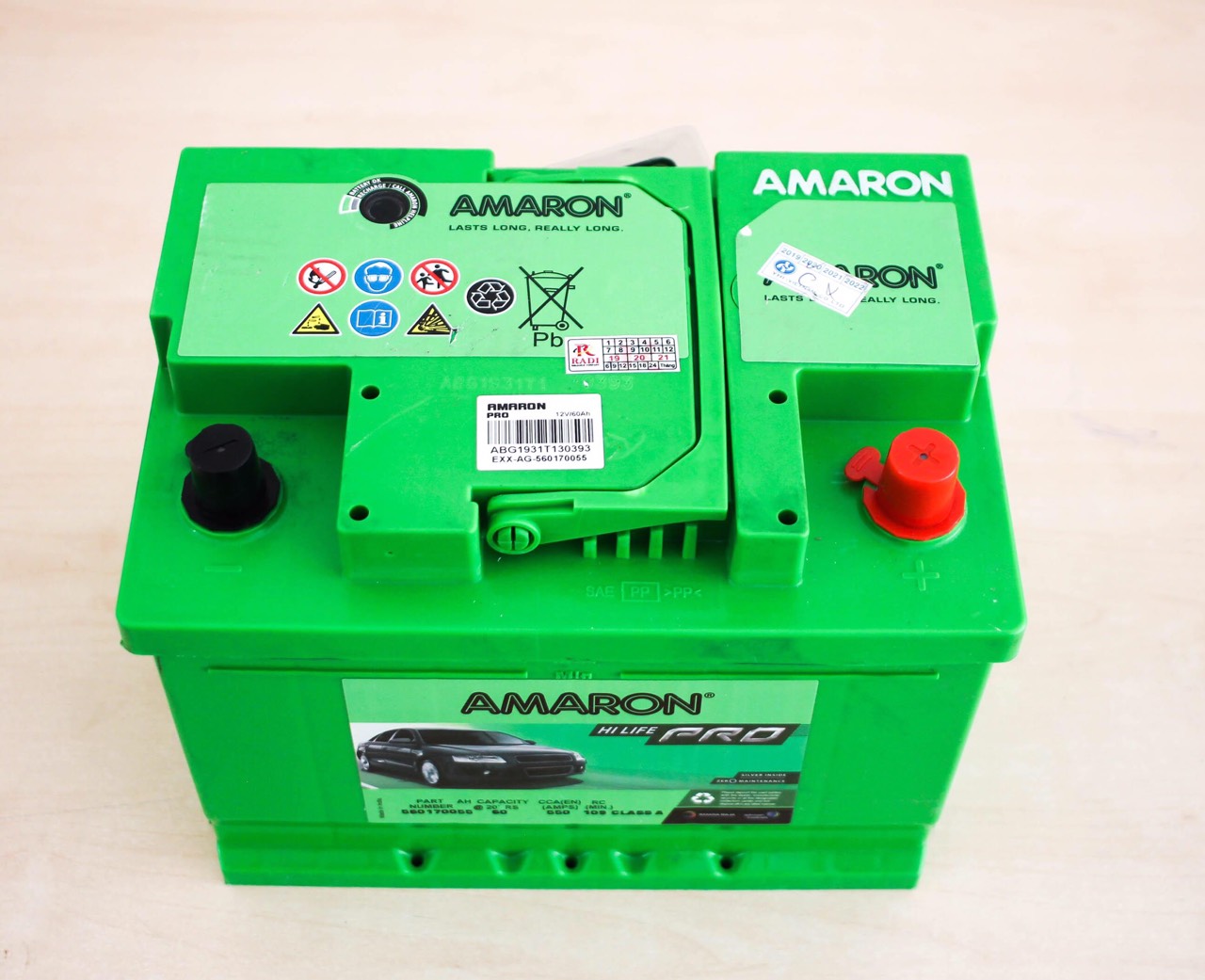 ắc quy amaron 74 ah