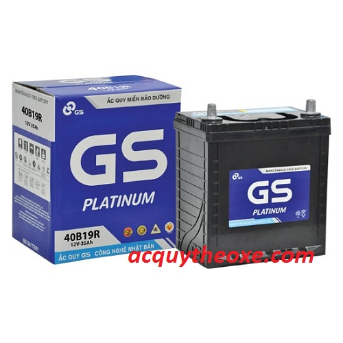 Bình ắc quy GS 40B19R 12V 35Ah
