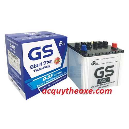 Bình ắc quy GS Q85 12V 65Ah