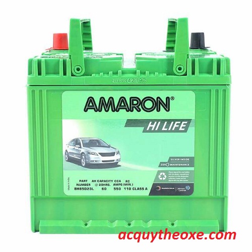 Bình ắc quy Amaron 85D23L 12V 60Ah