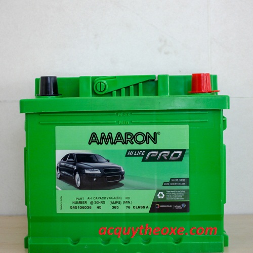 Bình ắc quy Amaron DIN45 12V 45Ah
