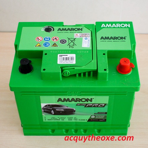 Bình ắc quy Amaron DIN55 12V 55Ah