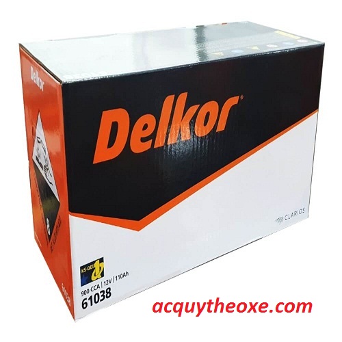 Bình ắc quy Delkor 61038 (DIN110) 12V 110Ah