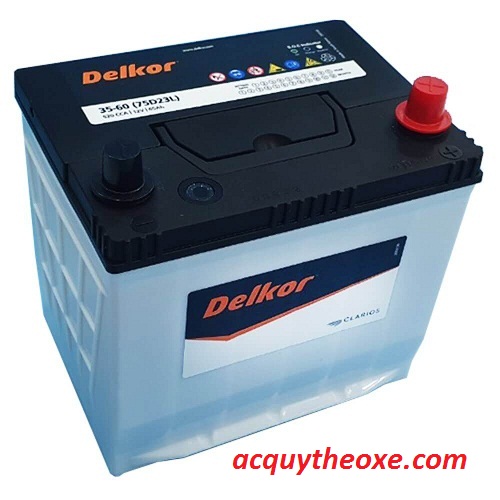 Bình ắc quy Delkor 75D23R 12V 65Ah