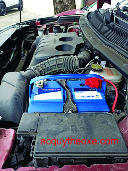 Hình ảnh sau khi thay ắc quy Explorer