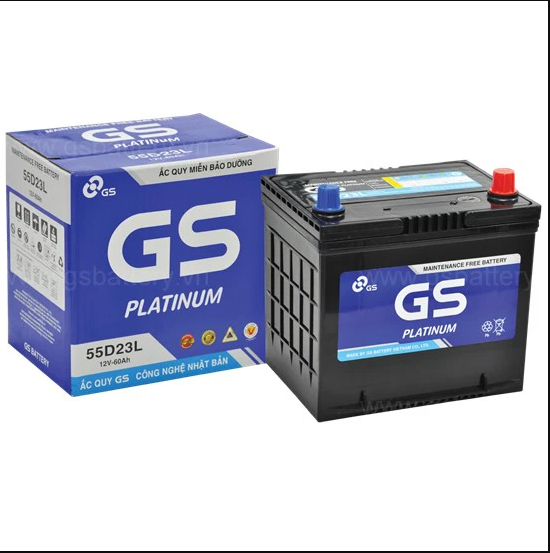 ẮC QUY GS 55D23L (12v - 60Ah)